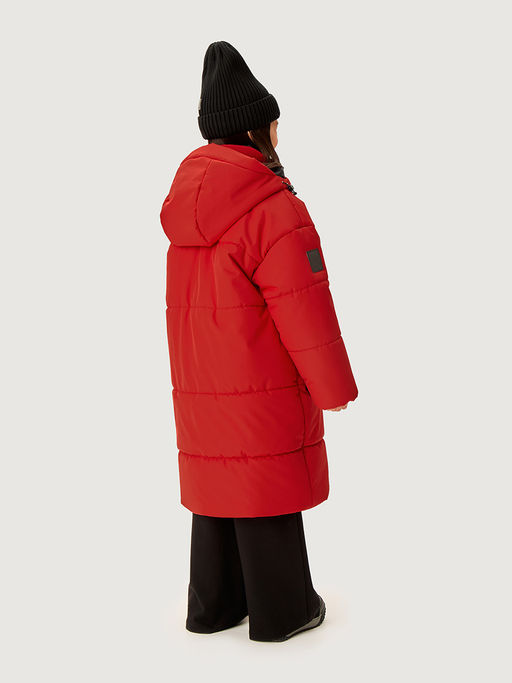 Пальто 6з4826 красный