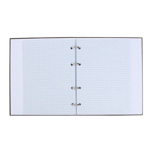 Тетрадь на кольцах, в клетку, 80 листов Аниме (ч/б), обложка 7БЦ, без вырубки под кольца, блок офсет - Calligrata фото 4