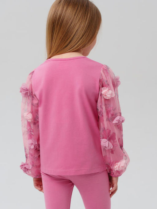 32522208 Джемпер для девочек (футболка с дл рук)