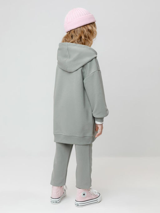 КР 302165/хаки 6206 к663 джемпер (худи) для дев - Crockid фото 5