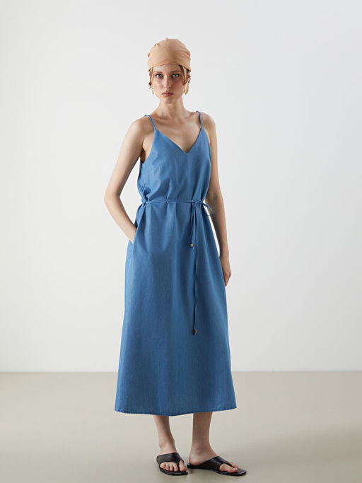 V Yaka Ask?l? A Kesim Jean Elbise