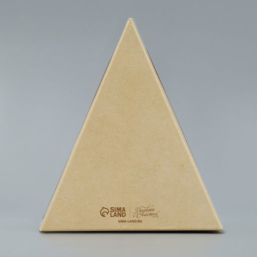 Цена за 10 шт. Коробка для торта с вилкой, кондитерская упаковка «Крафт», 14 х 9 х 12 см