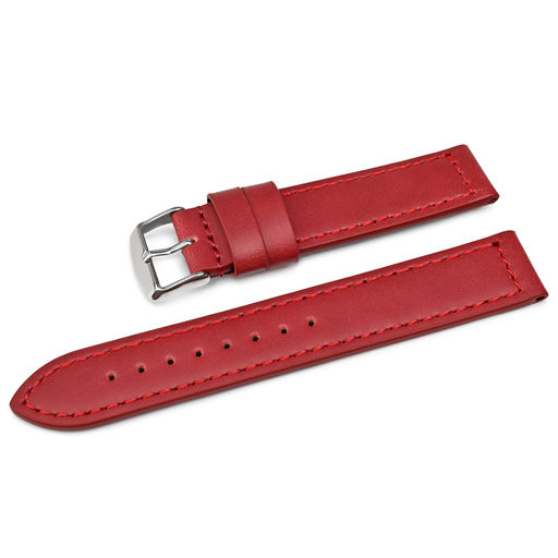 Ремешок для часов натуральная кожа красный C22-20redXL