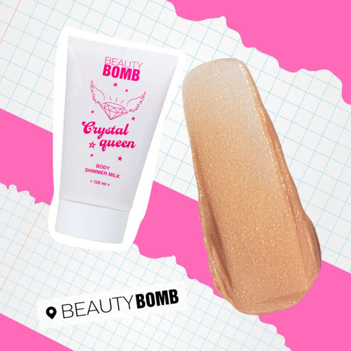 Beauty Bomb Молочко для тела с сиянием / Body shimmer milk Crystal queen фото 11