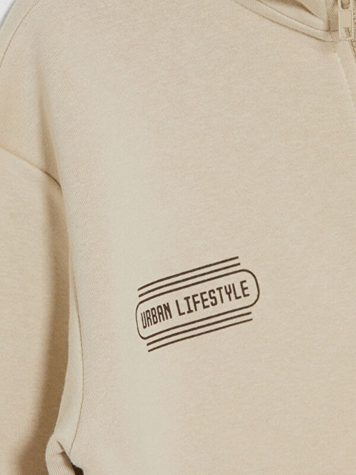 Dik Yaka Erkek ?ocuk Sweatshirt