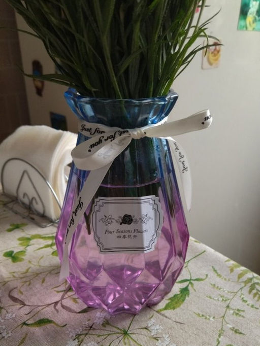 Ваза Ст 18см Презент градиент микс Y4-3820 I.K (361707) /DANIKS/  фото 18