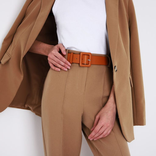 Ремень женский, ширина 3.3 см, винт, пряжка под кожу, цвет рыжий - Simaland фото 4