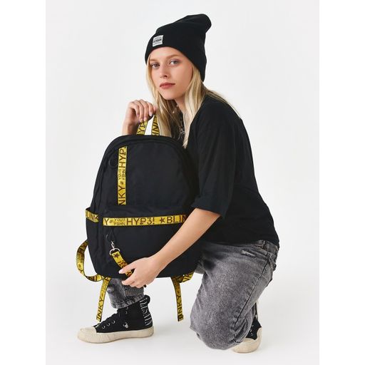 Рюкзак BL-A9055/9 чёрный с желтым - Blinky фото 5