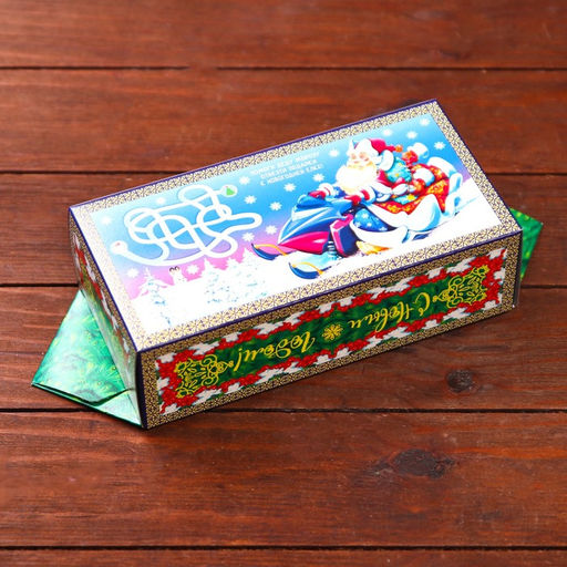 Цена за 10 шт. Подарочная коробка Дед Мороз и Снегурочка 20 x 10 x 6 см - Simaland фото 9