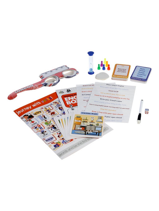 Большой набор английских игр «English box», 10 в 1, 7+