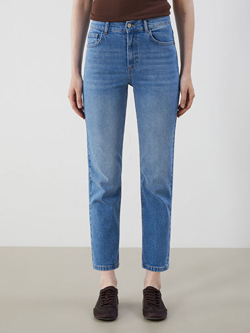 Slim Fit Kad?n Jean Pantolon