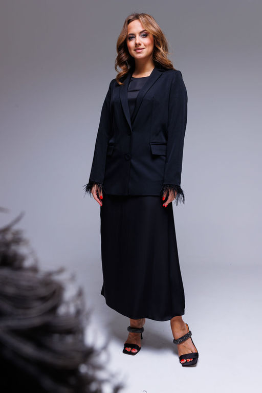 Жакет AURA 1084-176 черный  фото 3