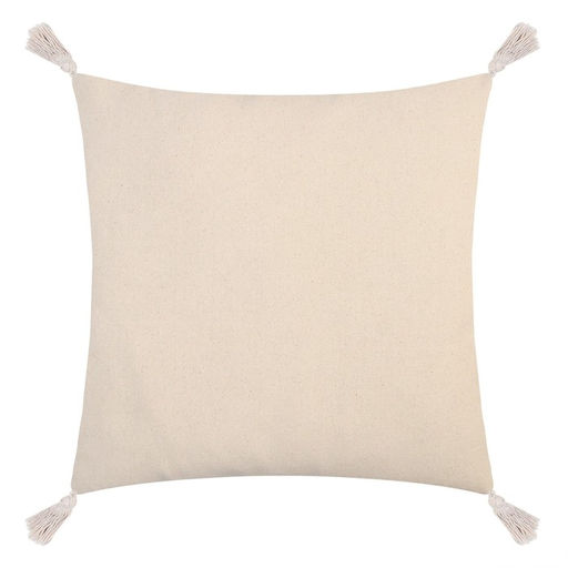Наволочка декоративная Этель Бохо, 45х45 см, цвет молочный, 100% хлопок  фото 4