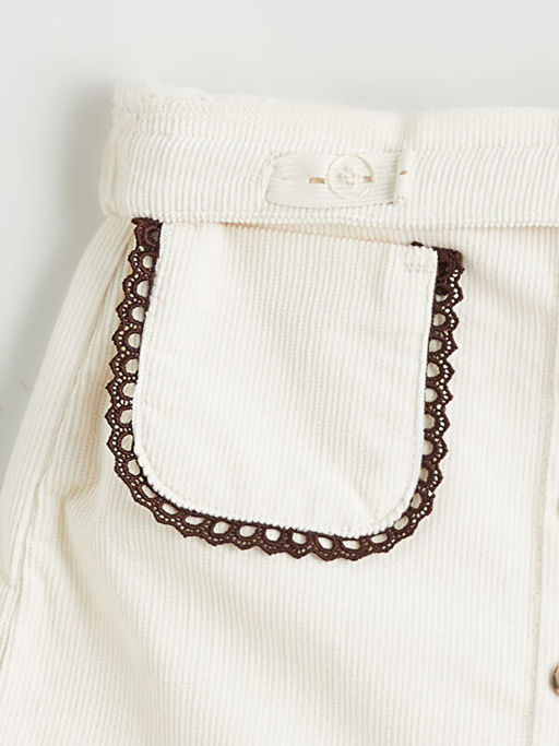 Basic K?z Bebek ?ort Etek ve K?lotlu ?orap 2li