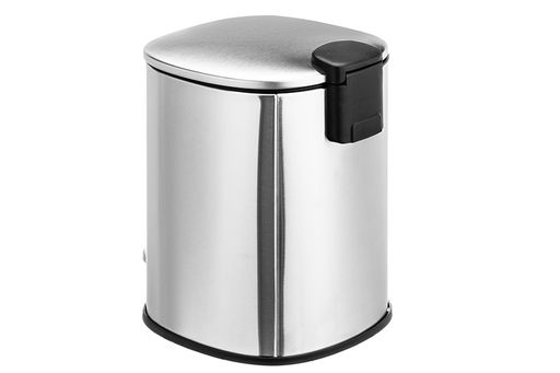 Контейнер для мусора 3 л 21,5*17*23,5 см с педалью + ведро, серебро - Elan gallery фото 5