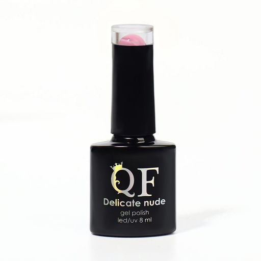 Гель лак для ногтей DELICATE NUDE, 3-х фазный, 8 мл, LED/UV, цвет розовый (007) - Queen fair фото 7