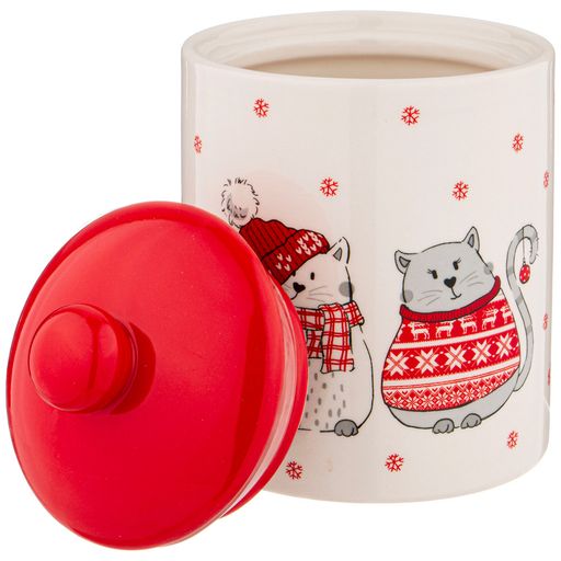 БАНКА ДЛЯ СЫПУЧИХ ПРОДУКТОВ КОЛЛЕКЦИЯ CHRISTMAS GIFT 10X10X14.2 СМ - Lefard фото 3