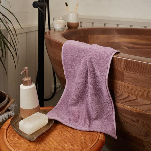 Полотенце махровое Этель Organic Lavender 50х90 см, 100% хлопок, 420гр/м2  фото 6
