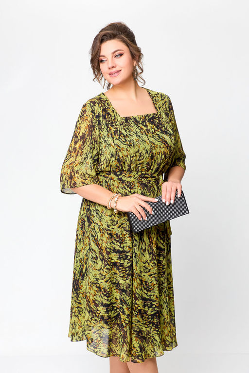 Блуза Swallow 803.2 черный+серебряный узор фото 1046