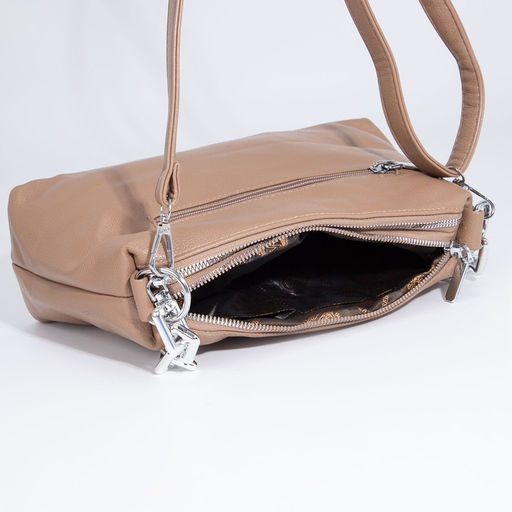 Сумка кросс-боди на молнии, цвет бежевый - Simaland фото 7