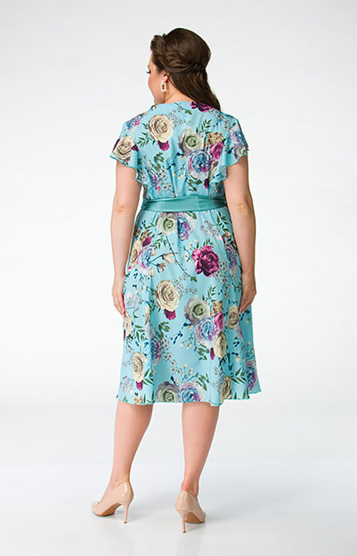 Эффектное платье свободного силуэта с рукавами-крылышками - Ckc collections фото 4