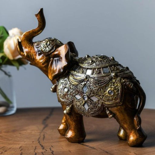 Статуэтка Слон 19 см / XL18397AB /уп 48/ - ГалеонТрейд фото 2