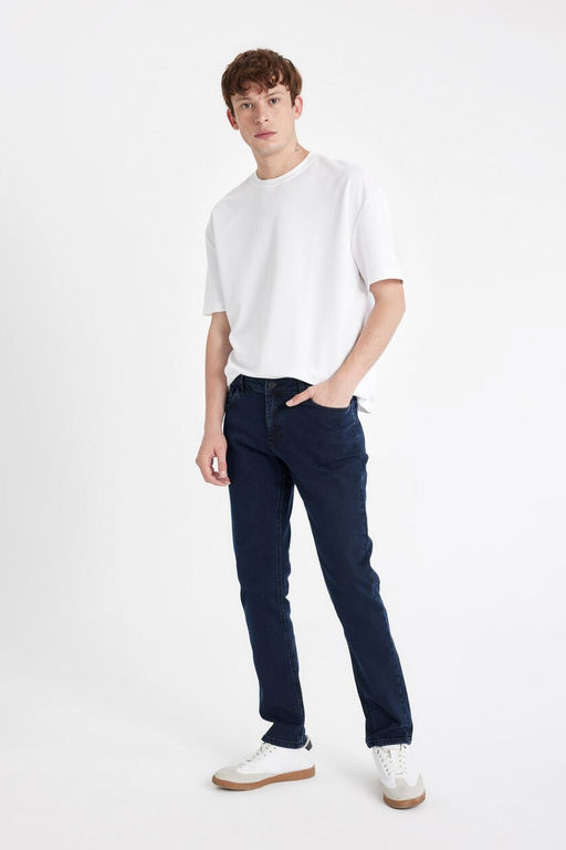 Pedro Slim Fit Джинсовые брюки узкого кроя с нормальной талией и узкими штанинами - Defacto фото 7