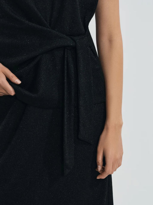 Топ с декоративным узлом и люрексом / Zarina