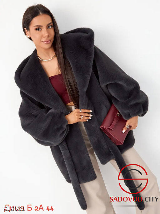 Шуба женская из искусственного меха