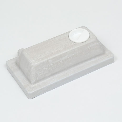 Аквариум «Прямоугольный» с крышкой, 5 литров, 25×13×15.5/18 см, беленый дуб