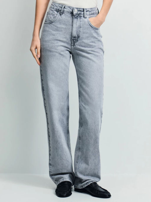 Джинсы straight с высокой посадкой / Zarina  фото 3