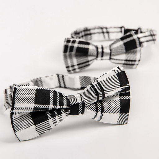 Галстук - бабочка для мальчика и папы M&B Family look, 2 шт., серый - Mum&baby фото 4