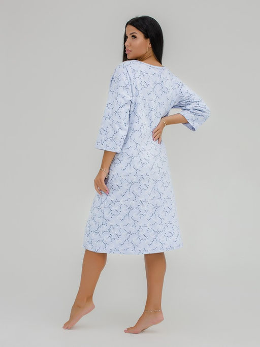 Сорочка ночная арт. С-1 Голубая - Милана фото 3