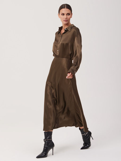 Юбка женская 1231138001 d.khaki - Eleganzza фото 10