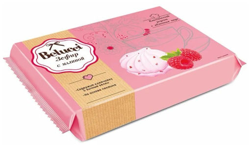 Belucci, зефир с малиной, 250 г