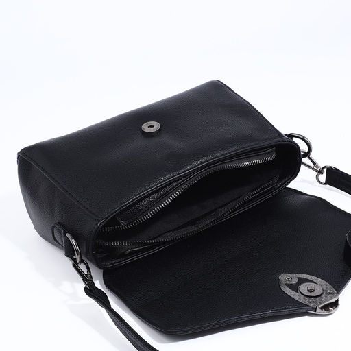 Сумка-мессенджер на молнии, цвет чёрный - Simaland фото 7