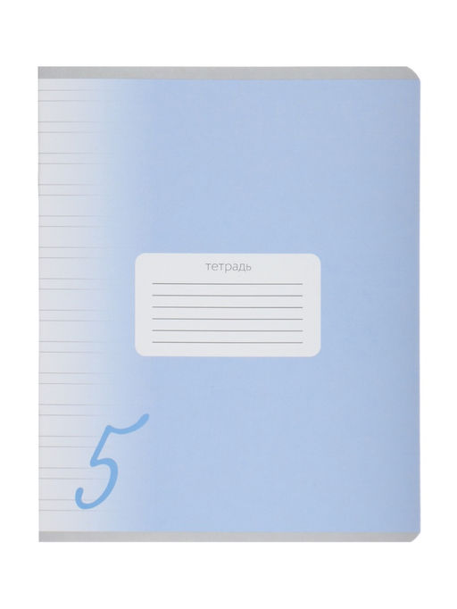 Цена за 20 шт. Тетрадь 12 листов в узкую линию Calligrata «Пятёрка», обложка мелованный картон, МИКС
