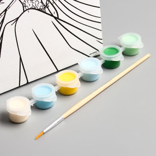 Картина по номерам для детей «Эльза», 21×15 см, Холодное сердце