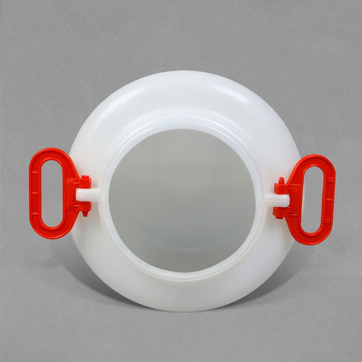 Фляга пищевая, 30 л, горловина 19,5 см, 2 ручки, белая