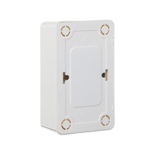 Розетка двухместная Luazon Lighting "Лига", 16 А, накладная, с з/к, белая