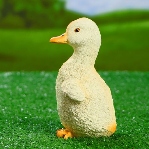 Садовая фигура из полистоуна «Утёнок», 8×8×14.5 см