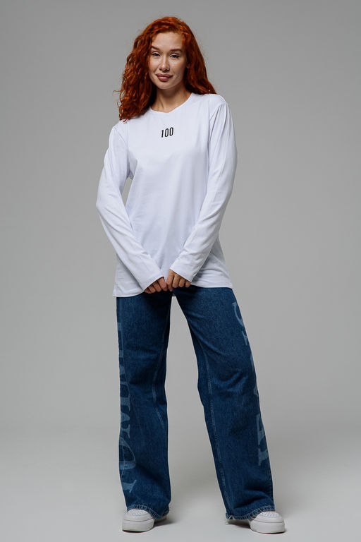 8513 Футболка с длинным рукавом женская