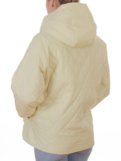 9606 YELLOW Куртка стеганная демисезонная женская (100 гр. холлофайбер) - Fashion фото 6