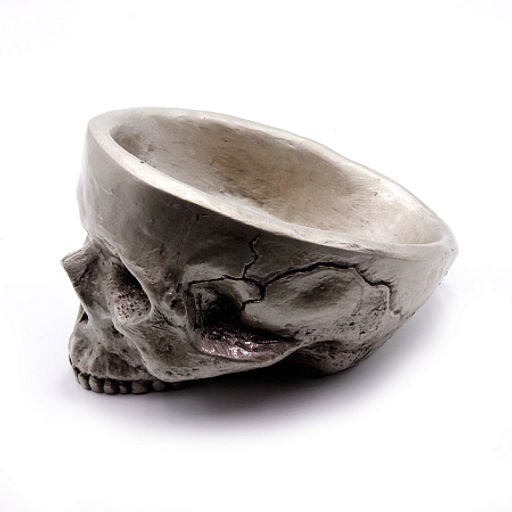 Пепельница Череп символизирует защиту от внезапной смерти d-12см L-17см ХРУПКОЕ - Сандаловый дом фото 2