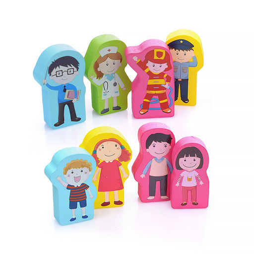 Трек с паровозом и фигурками в коробке - Щепочка фото 6