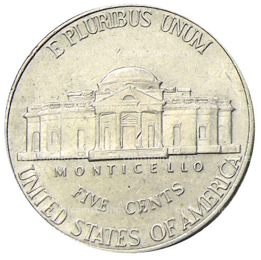 Монета 5 центов 2003 года D США