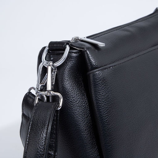 Сумка кросс-боди на молнии, цвет чёрный - Simaland фото 4