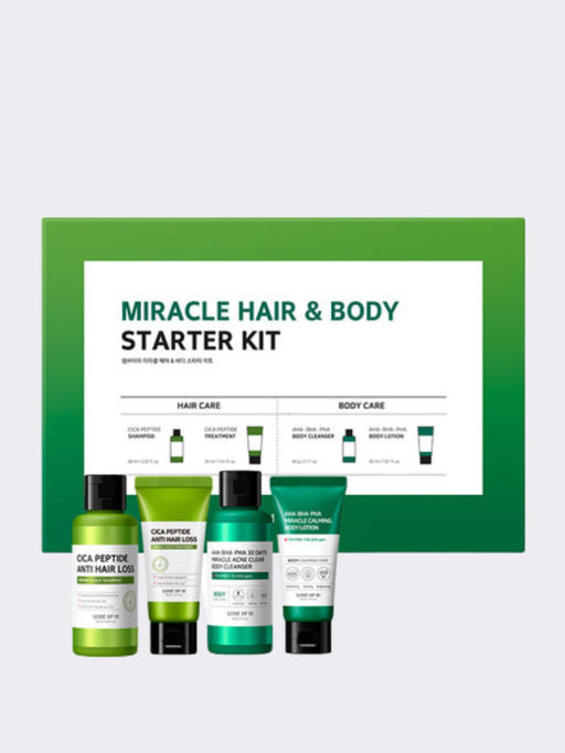Some By Mi Miracle Hair & Body Starter Kit - Набор миниатюр для тела и волос