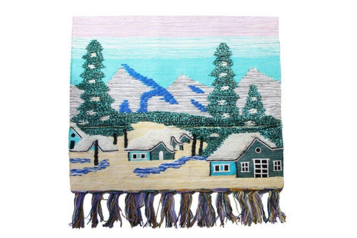 Гобелен (100*80см) сотав: джут, хлопок № Гб 131 - Ганг фото 2