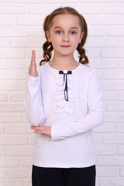 Лира блузка длинный рукав детская